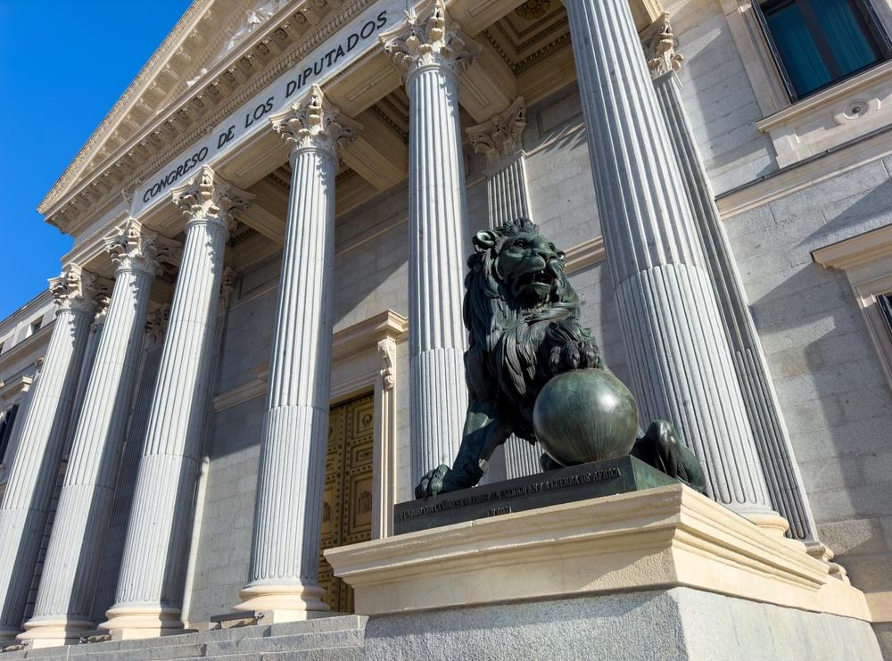 Entrada del Congreso de los diputados